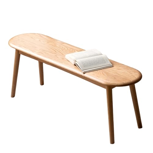 Grewood 39.37'' Oak Dining Bench, Wood Bench Indoor for Kitchen & Living Room,Easy to Assemble,Sturdy and Stable,Natrual Color