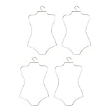 4 個ボディシェイプ水着ハンガーガールズユニセックスドレスホルダー、コートラック衣類ハンガー水着ハンガークローククローゼットランドリー寝室/96