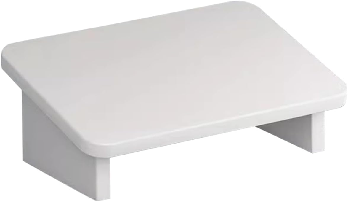 Ergonomic Foot Rest for Desk Bed Non-Slip Wooden Step Stool for Home Office Use
