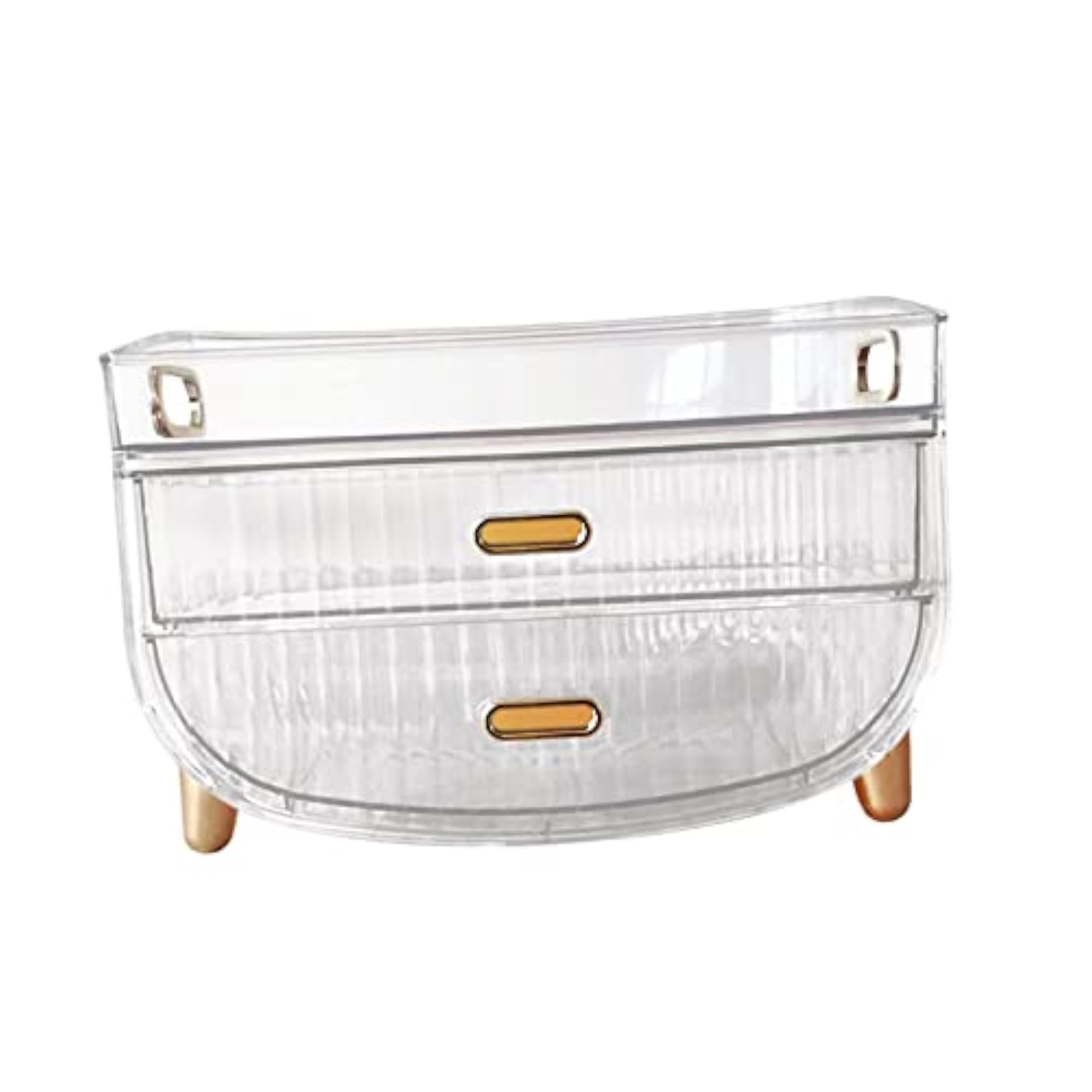 Clear Desktop Makeup Organizer Caddy