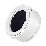  Adaptateur M42-FX pour objectif pentacon zeiss Helios vers FUJIFLIM X-Mount X-T2 X-E1 X-PRO3 XE2 (sans plaque, argent)