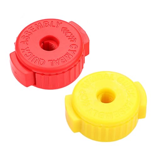 Genérico 2 Tuercas de Plástico para Platillos Liberación Rápida, Accesorios para Batería, bajo Ruido y Fácil Instalación para Bateristas