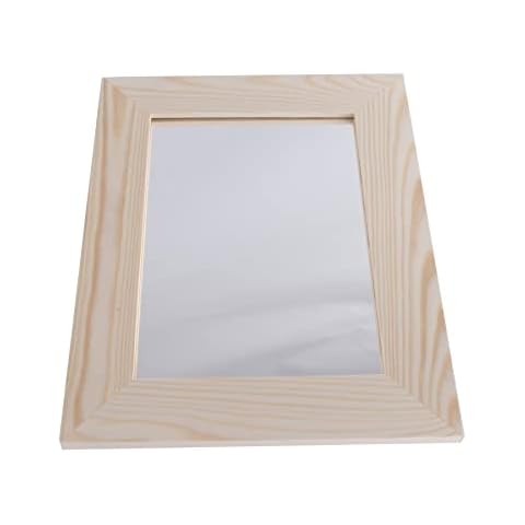 WooDeeDoo Unpainted Wood Framed Mirror Cover