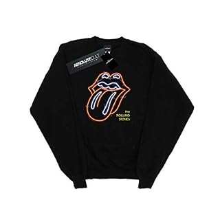 Absolute Cult Rolling Stones Homme Neon Tongue Sweat-Shirt - Les Beatles, Paul McCartney, John Lennon, RIngo Starr, George Harrison Absolute Cult Rolling Stones Homme Neon Tongue Sweat-Shirt – Image 2