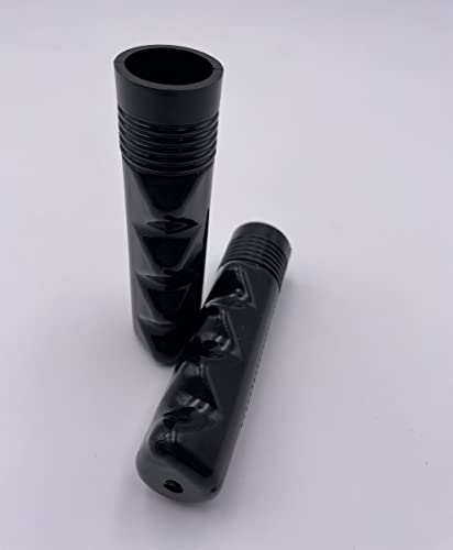 Comfort Axis Finger Nub Non-Slip Classic Ribbed Grips For 1 Inch Handle Bar thumb #2