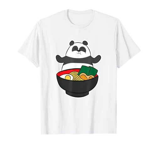 Fideos Ramen Panda Ramen Noodles Camiseta