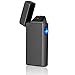 OIIKURY Electric Lighter USB Rechargeable Tesla Coil Double Arc Windproof Flameless Plasma Lighter (Black ice)