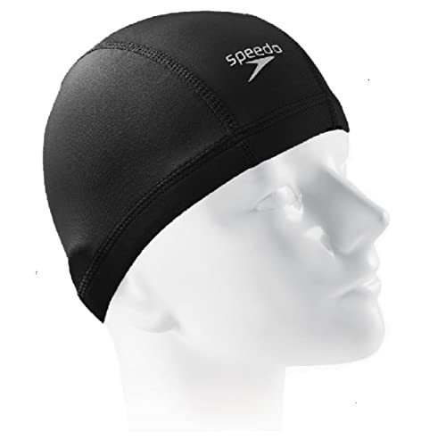 Kit Natação Speedo Óculos Freestyle SLC + Touca Xtrafit Tecido Confortável (óculos preto/touca preta