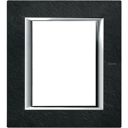 Bticino Axolute ha4826rlv – ax-placa 3 + 3 m pietra arde