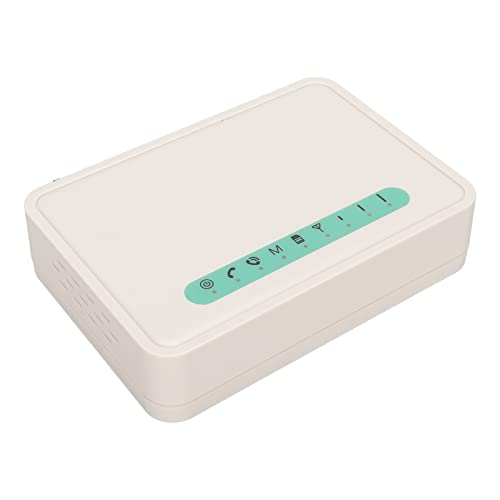 GSM Fixed Wireless Terminal, 3G 4G LTE Quad Band GSM 850/900/1800/1900 MHz Desktop Wireless Terminal Caller ID Dialer mit LED-Lichtanzeige, für Festnetztelefon, Alarm (EU-Stecker)