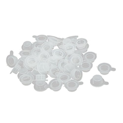 Aexit G1/4 PE Luer Fittings Plastic Pipe Thread Protection Sleeve debris Covers Luer Cap Fittings Caps 50pcs