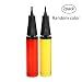 Wenosda 2Pc Air Pump Double Action Balloon Pump Hand Manual Inflator (Random Color)