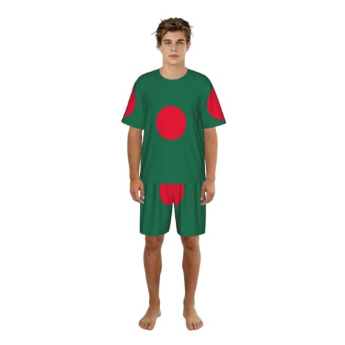 Pyjama homme Bangladesh ensemble extensible et doux manches courtes