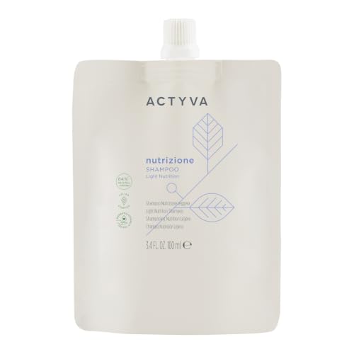 Actyva Nutrizione Shampoo Idratante Capelli Secchi 100 ml | Shampoo nutriente per capelli secchi o sfibrati: deterge e lascia morbidezza e luminosità