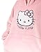 Hello Kitty Face Womens Pink Blanket Hoodie