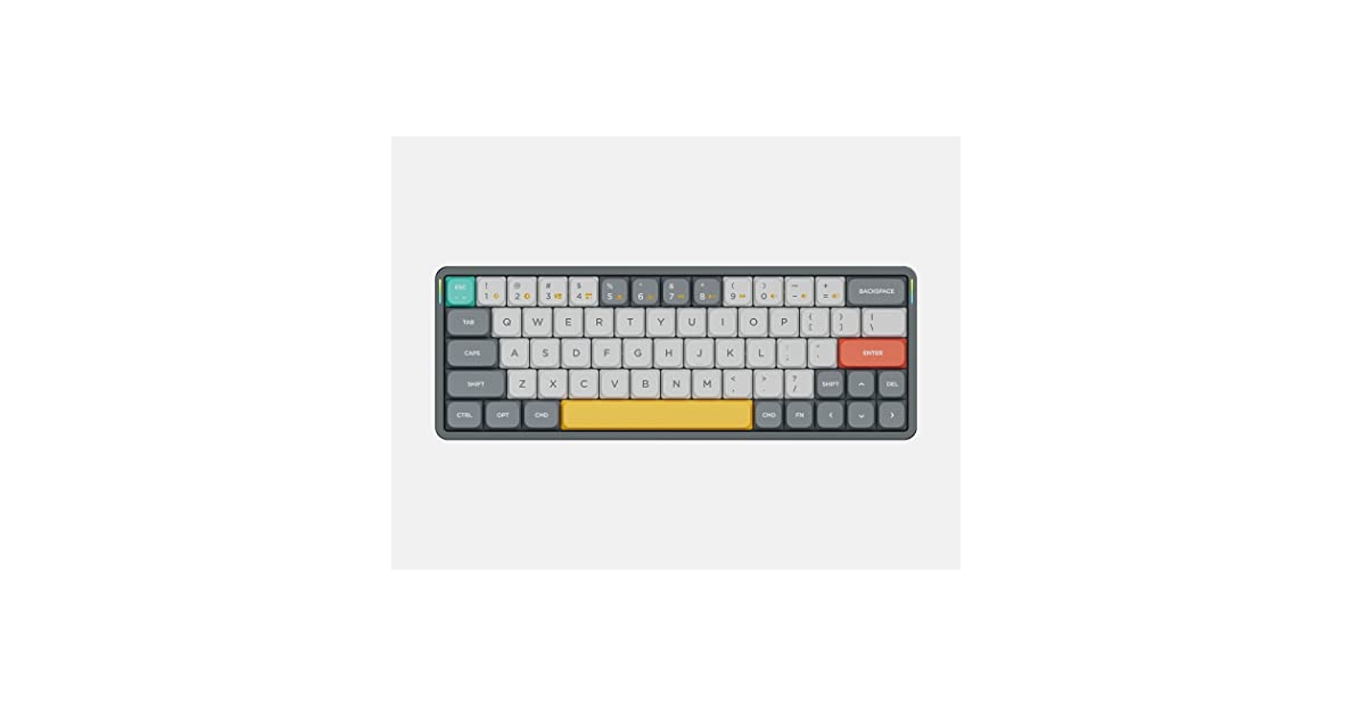 Amazon.com: nuphy Air60 Portable Wireless Keyboard, 60% Low