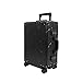 Produktbild GUNDEL Aluminium Handgepäck Koffer Cabin Trolley 55x40x20 cm H/B/T 35L 4x360° Rollen Schwarz 2X TSA-Zahlenschloss