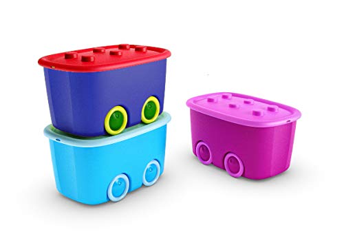 Keter Unisex Adulto Funny Box Alto, Rosa, L, 58 x 38.5 x 32 cm