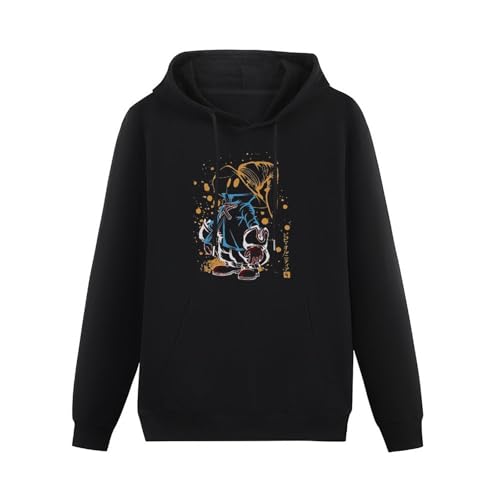 SHUI TI DU Vivi Orunitia Ff9 Hoody Ink Effect Adults Hoody Black L