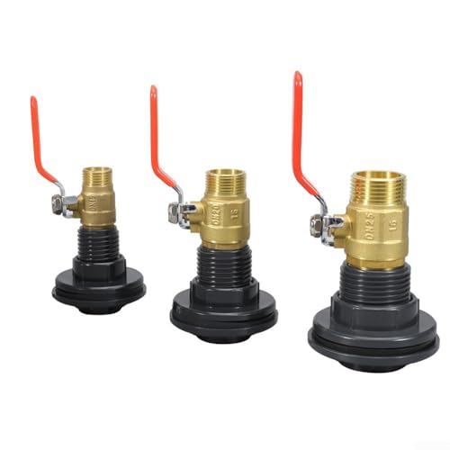 Valvola a sfera in ottone con filettatura maschio BSP da 30,5 cm, ottimizzata per alta pressione e installazione flessibile (1/2)