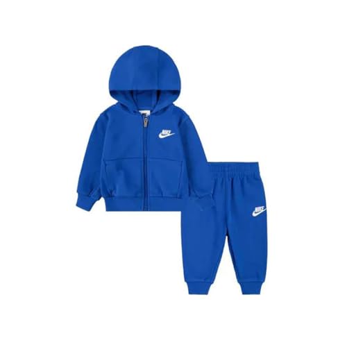 Combinaison Nike LBR FZ CLUB SET 66M485 bleu 24 mois survêtement