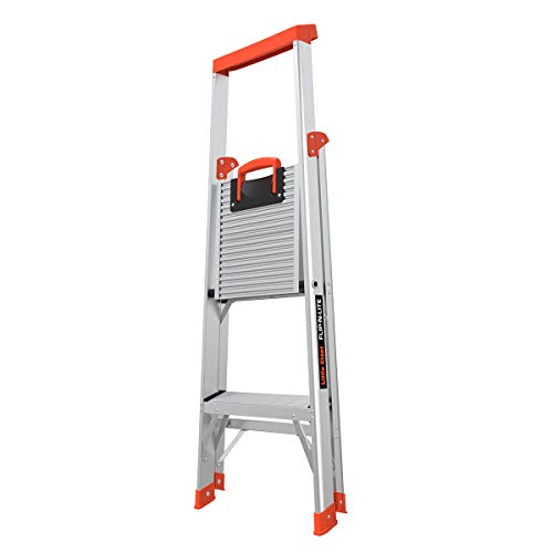 Little Giant Ladders, Flip-N-Lite, 4-Foot, Stepladder, Aluminum, Type 1A, 300 lbs Rated (15272-001)