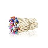 3' Inch Long Wooden Matchsticks for Home Decor Wedding Favors Crafts Matchbox Filling Refill Safety Matches Bulk Wholesale Loose Matches Chandler Studio (Rainbow, 50 Pieces)