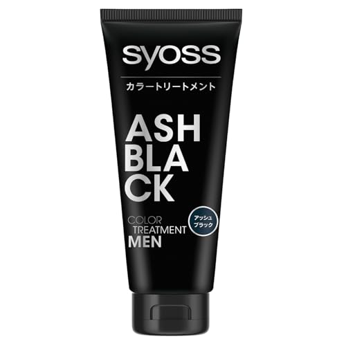 【サイオス】 カラートリートメント FOR MEN アッシュブラック(ヘアカラー 男性用 白髪染め) 180グラム おまけ付き