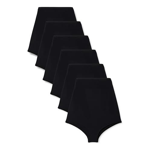 Amazon Essentials Culotte de maternité en Microfibre pour Femme, Noir, Taille XXL