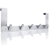 ✅MODERNES DESIGN - Minimalistisches, zeitloses Design mit eckigen Haken macht die Türgarderobe zu einem Blickfang in Ihrer Wohnung. Perfekt geeignet sowohl für moderne, als auch klassische Einrichtungen.