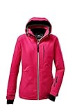 Killtec Damen Funktionsjacke/ Skijacke mit abzippbarer Kapuze und Schneefang KSW 228 WMN, neon pink, 48, 37380-000