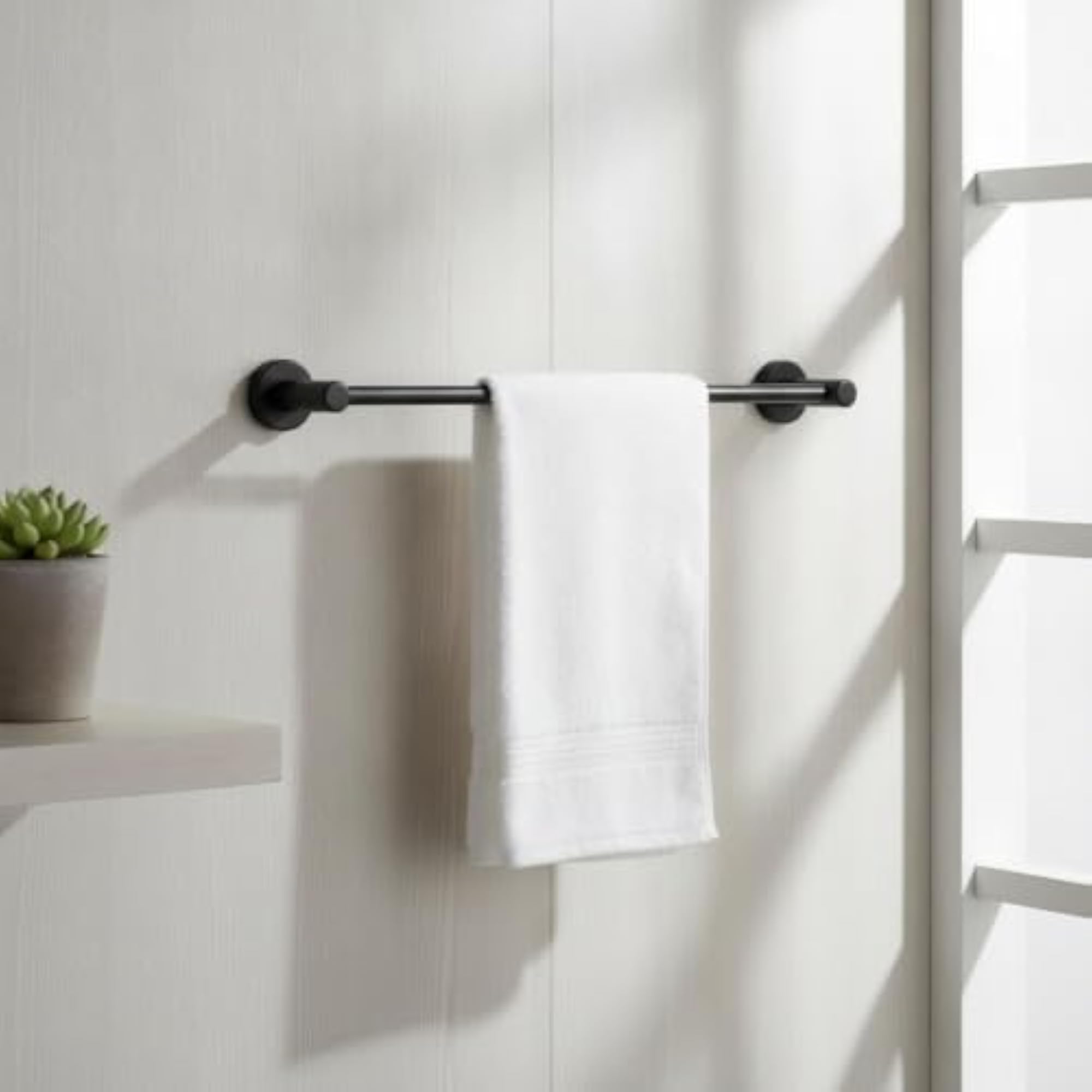 Wall-Mounted Towel Bar, Rustproof Hardware