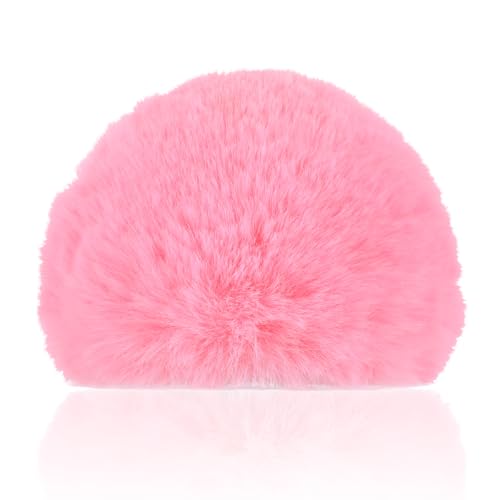 1pc Pink Pop Filter, Furry Windscreen Mic Cover for Snowball Mic, Pink Gaming Accessories Noise Reduction Microphone to Blocks Out Plosives, Ideal for ASMR Podcast Use