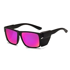 Matte Black Violet Mirror