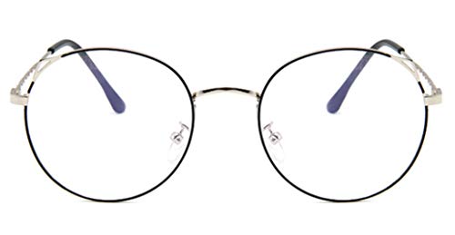 Montures Lunettes de Vue pour Homme et Femme Monture de lunettes Vintage Retro Monture Metalique Mode Fashion