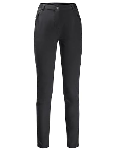 Jack Wolfskin Damen Geigelstein Slim Pants Wanderhose, Schwarz, 38 EU