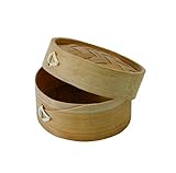 PacknWood 209BBDIM7 Dim Sum Mini-Bambus-Dampfgarer, 85 g, 7,1 cm, 4,8 cm, 200 Stück pro Packung
