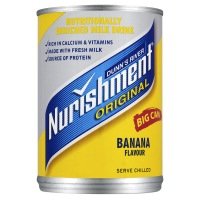 Dunn's River Nurishment Original Big Can Banana Flavour 12x 400g