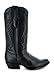 Soto Boots Mens Classic Round Toe Cowboy Boots H7001 (Black,11.5)