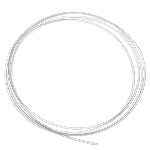 Image of Othmro PTFE Teflon Bowden Tube 6.56ft-1.8mm ID x 2.2mm OD-Milky White Connector Tubing for 3D Printer-1PCS
