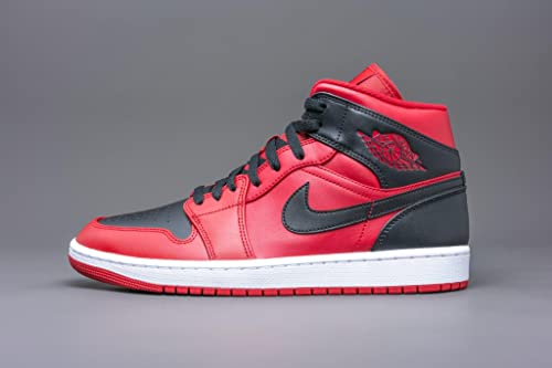Image of Jordan Mens 1 Mid 554724 660 Reverse Bred - Size 8.5