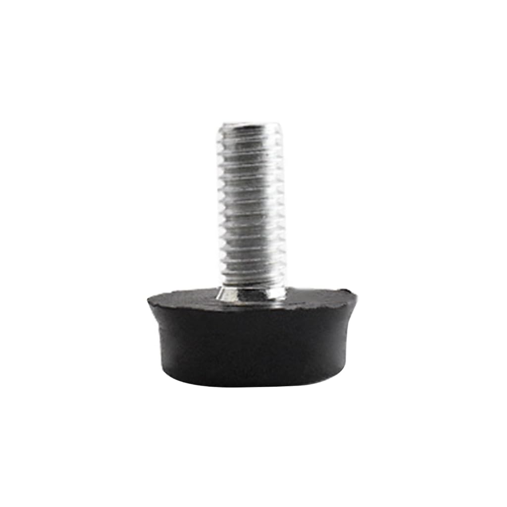 Ranuw A 10 Pcs Djustable Furniture Leveling Feet Leveling Mat Screw In Feet Floor Protector Furniture Glides Round Base Foot Furniture Mat Screws Foot Pads