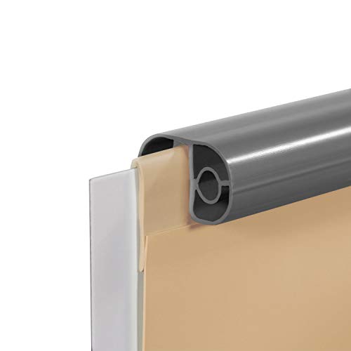 Pool Folie 0,6 mm Sand inkl. Standardhandlauf grau und Skimmerset grau für Rundpool 450 x 120 cm Set Innenhülle Auskleidung Innenfolie Poolplane Plane Einlaufdüse Düse Einströmdüse – Bild 4