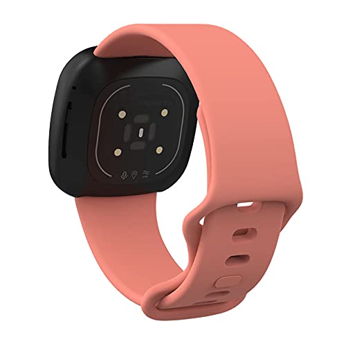 Pulseira Sport Borboleta compativel com Fitbit Versa 4 e Versa 3 - Fitbit Sense e Sense 2 - Marca LT