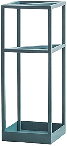 Support parapluie multi-usage en métal bleu pour entrée