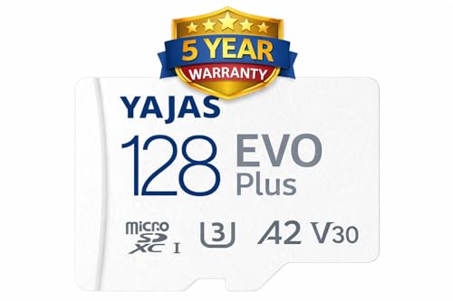Image of 128GB microSDXC Memory Card, 140 Mbps /s High Speed with High Performance of Data Transfer I Memory Card for Smartphone, Camera, Tablet & Drone | Full HD Video Recording