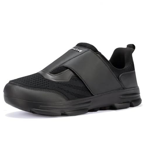 Image of Diabetic Shoes for Men Extra Wide Walking Shoes Swollen Feet Shoes for Neuropathy Adjustable Closure with Arch Support