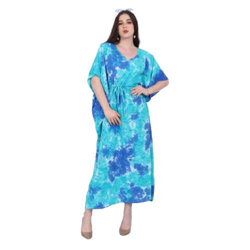 Rayon Stylish Fancy Design Trendy Dailyuse Kaftan Dress for Women & Girl-image-27