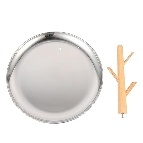 GLEAVI Bandeja Para Anillos Multifunción Redonda, Porta Joyas Para Escritorio, Material Resistente Al Desgaste, Diseño Compacto, Para Uso El Hogar y Tiendas