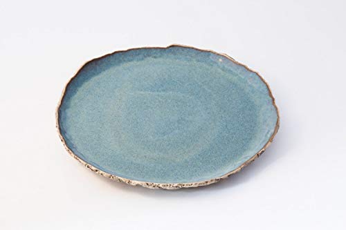 Breakfast plate, Ceramic plate, Handmade dinnerware plate, Stoneware plate, Rustic potter, serving plate, Wedding gift